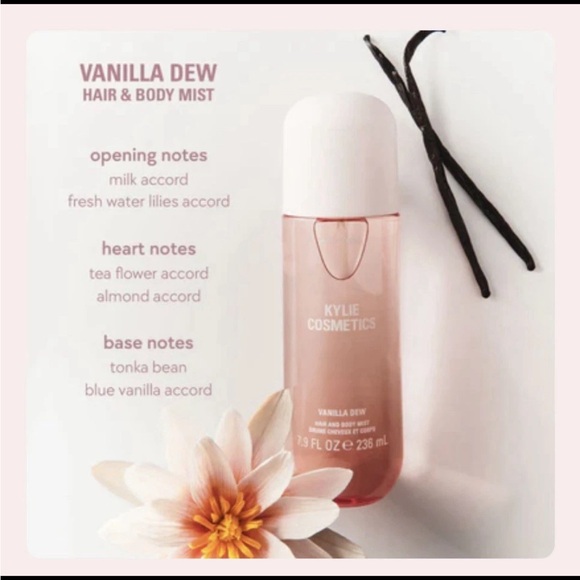 Kylie Cosmetics Vanilla Dew Hair & Body - Picture 2 of 7